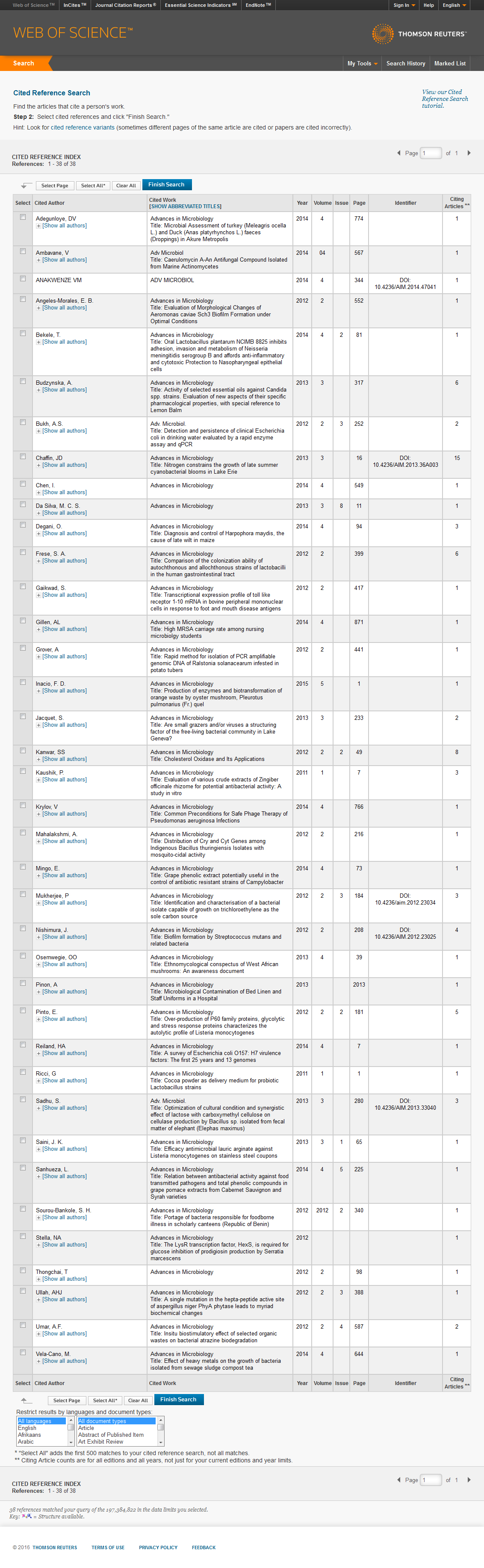 OJEMD has been tracked for Impact Factor by Thomson Reuters (ISI)