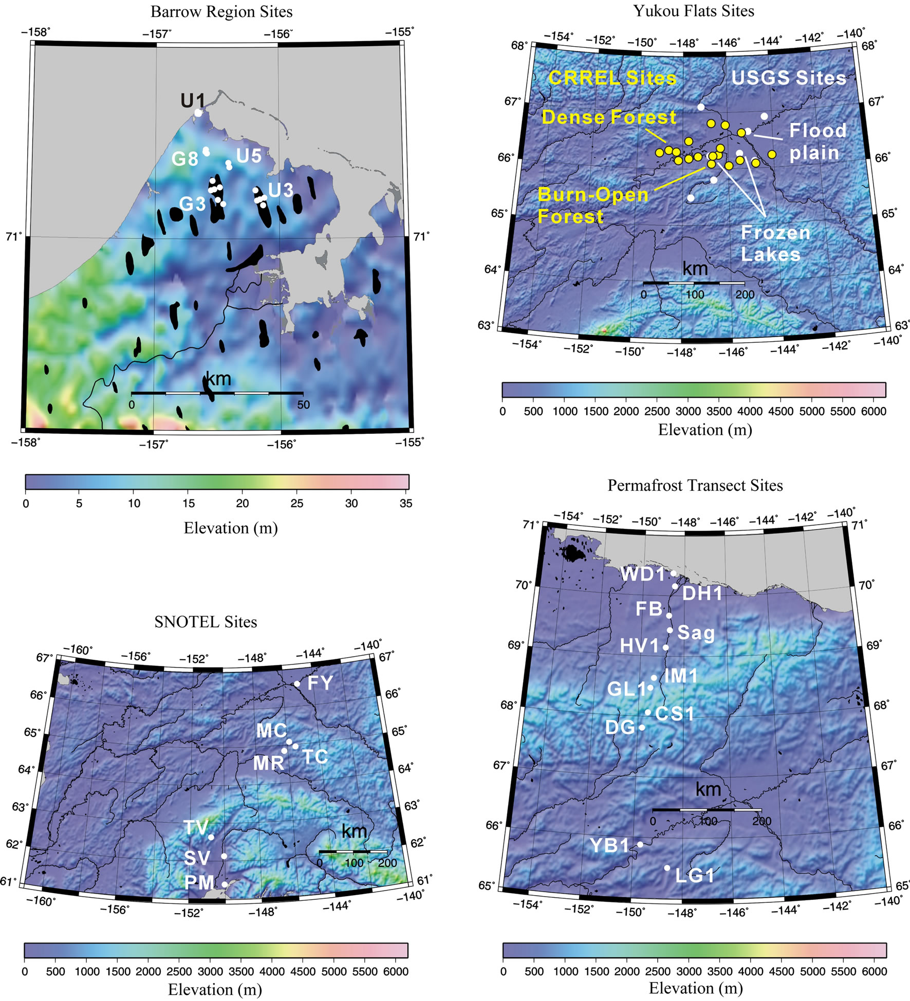 Remote Sensing, ModelDerived and Ground Measurements of Snow Water