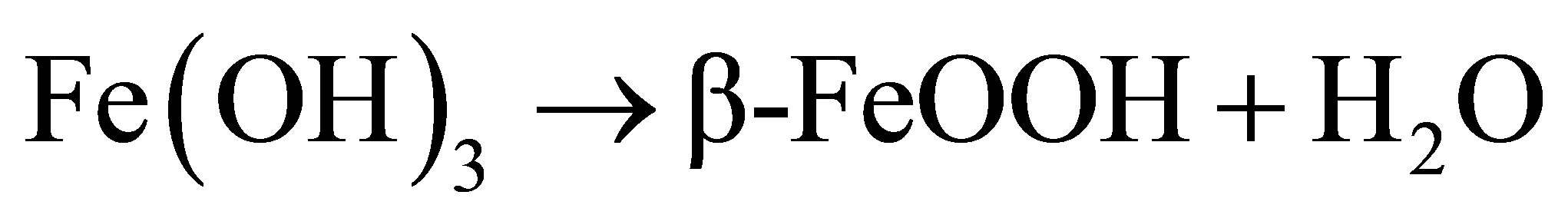 Template-Free Hydrothermal Synthesis of β-FeOOH Nanorods and Their ...