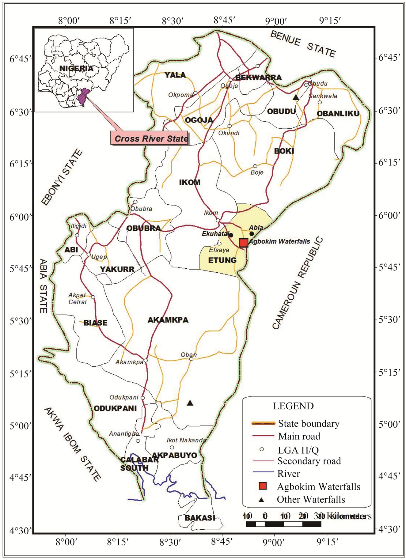 Fishery and the Tourism Potential of Agbokum Waterfalls, Nigeria