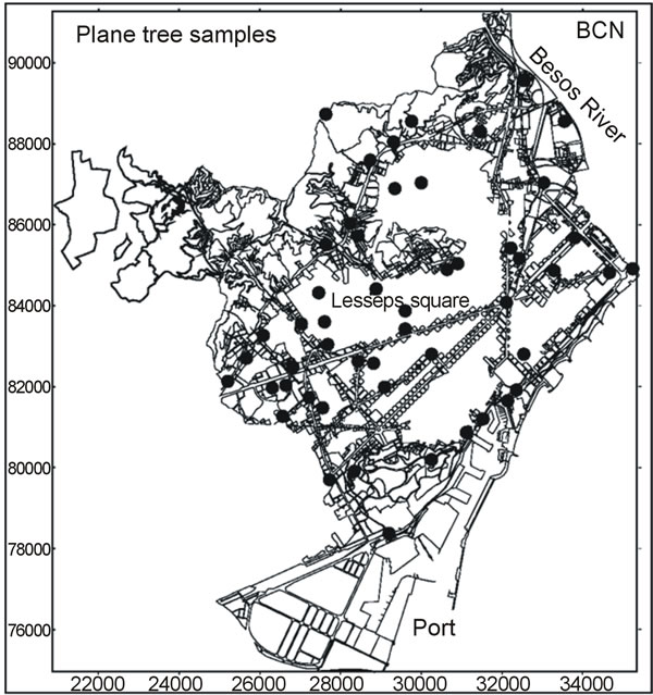 Biogeochemistry of Plane Trees as a Tool to Detect Atmospheric Pollution