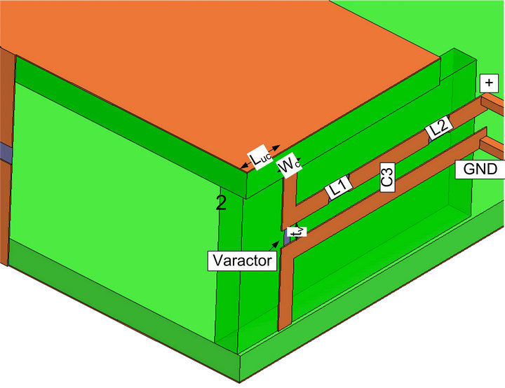 Varactor Interdigital Filter Development and Experimental Measurements of a Tunable Antenna