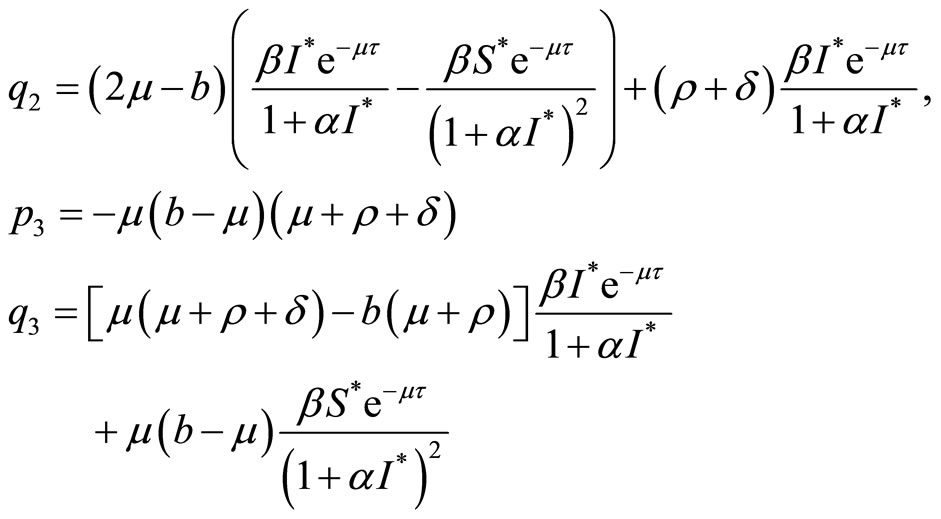 Analysis of a Delayed SIR Model with Exponential Birth and Saturated ...