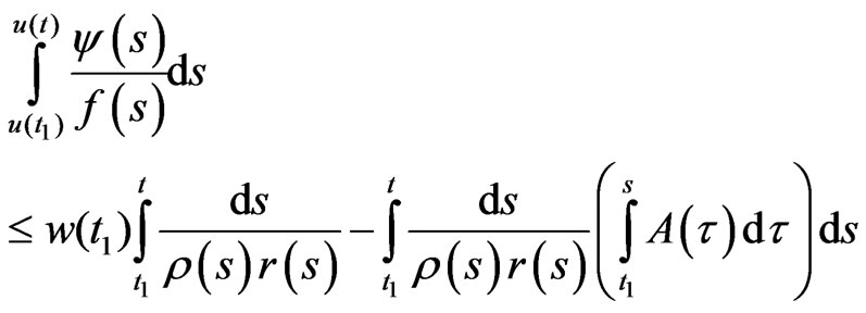 Some Criteria for the Asymptotic Behavior of a Certain Second Order ...