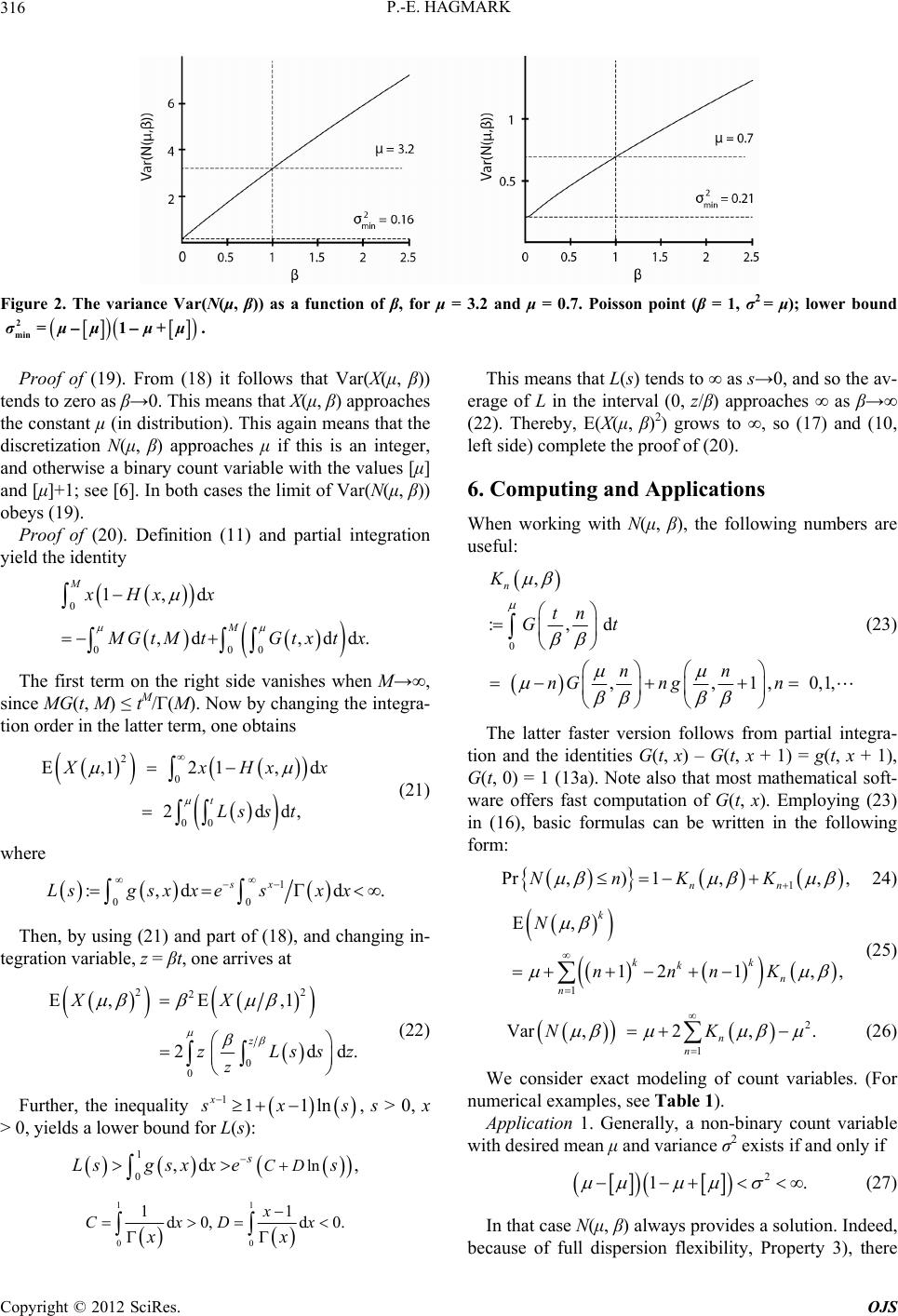 An Exceptional Generalization of the Poisson Distribution