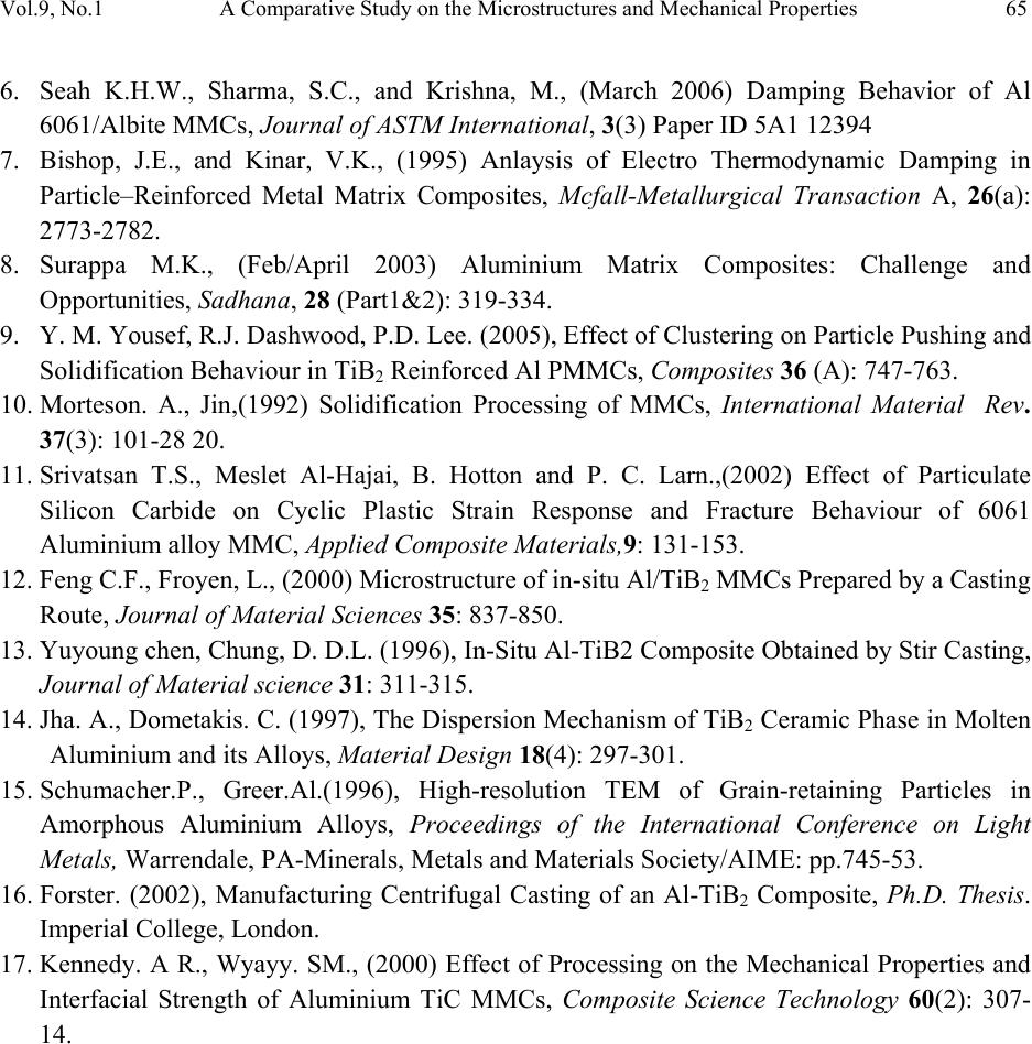 A Comparative Study on the Microstructures and Mechanical Properties of ...