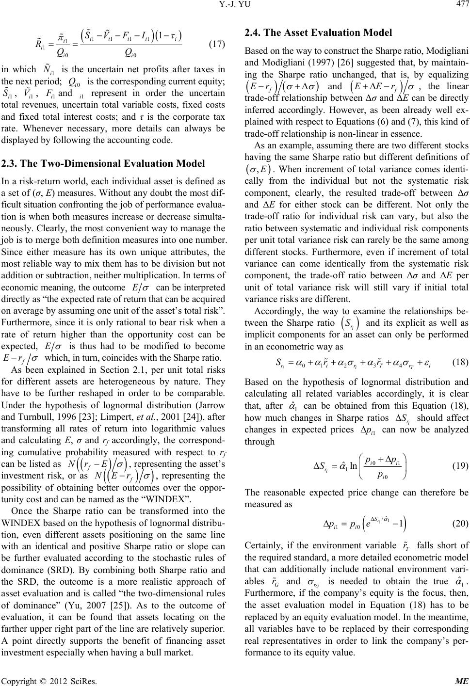 The Asset Pricing System The Asset Pricing System