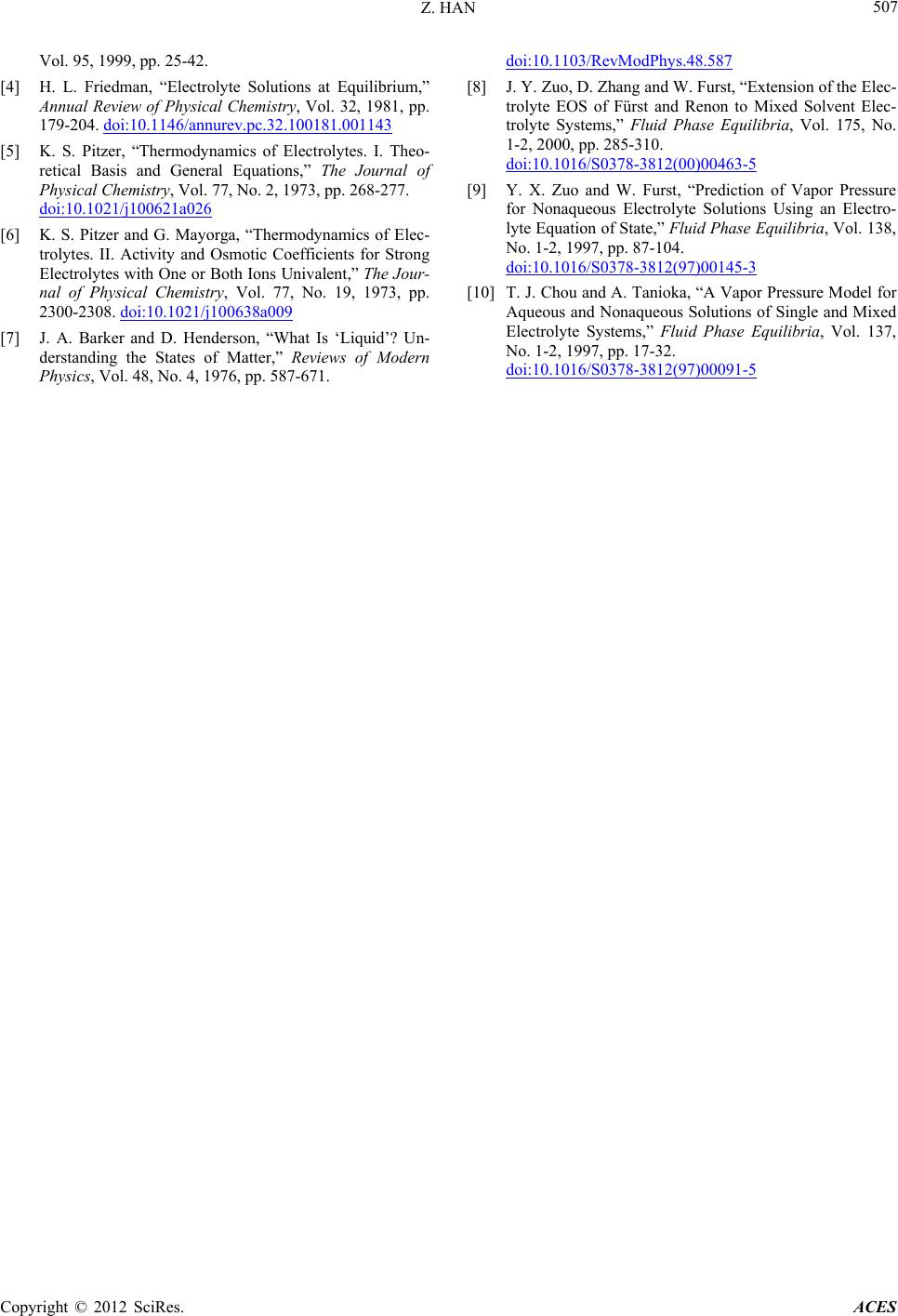 An Equation of State for Nonaqueous Electrolyte Solutions