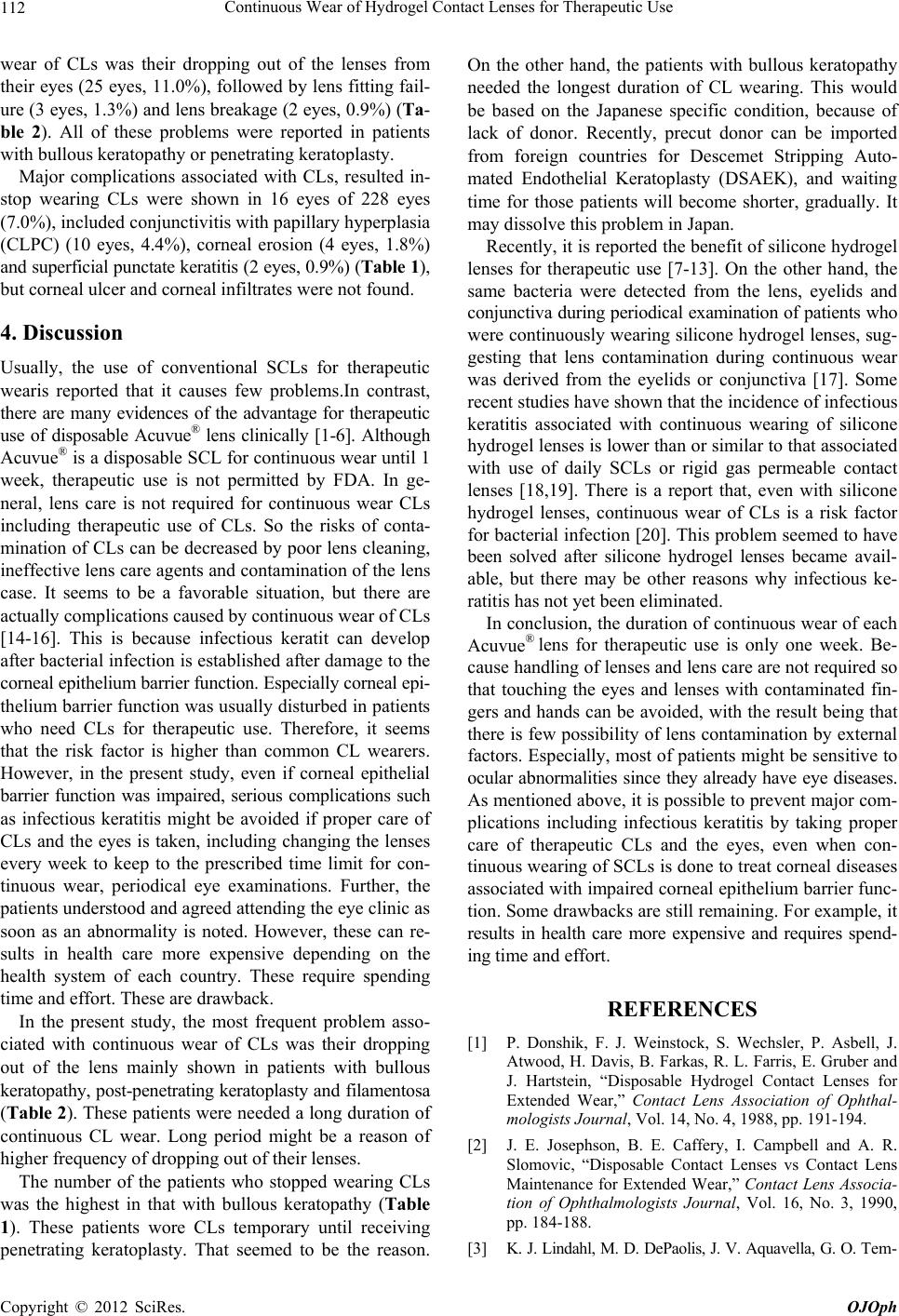 Continuous Wear Of Hydrogel Contact Lenses For Therapeutic Use continuous-wear-of-hydrogel-contact-lenses-for-therapeutic-use