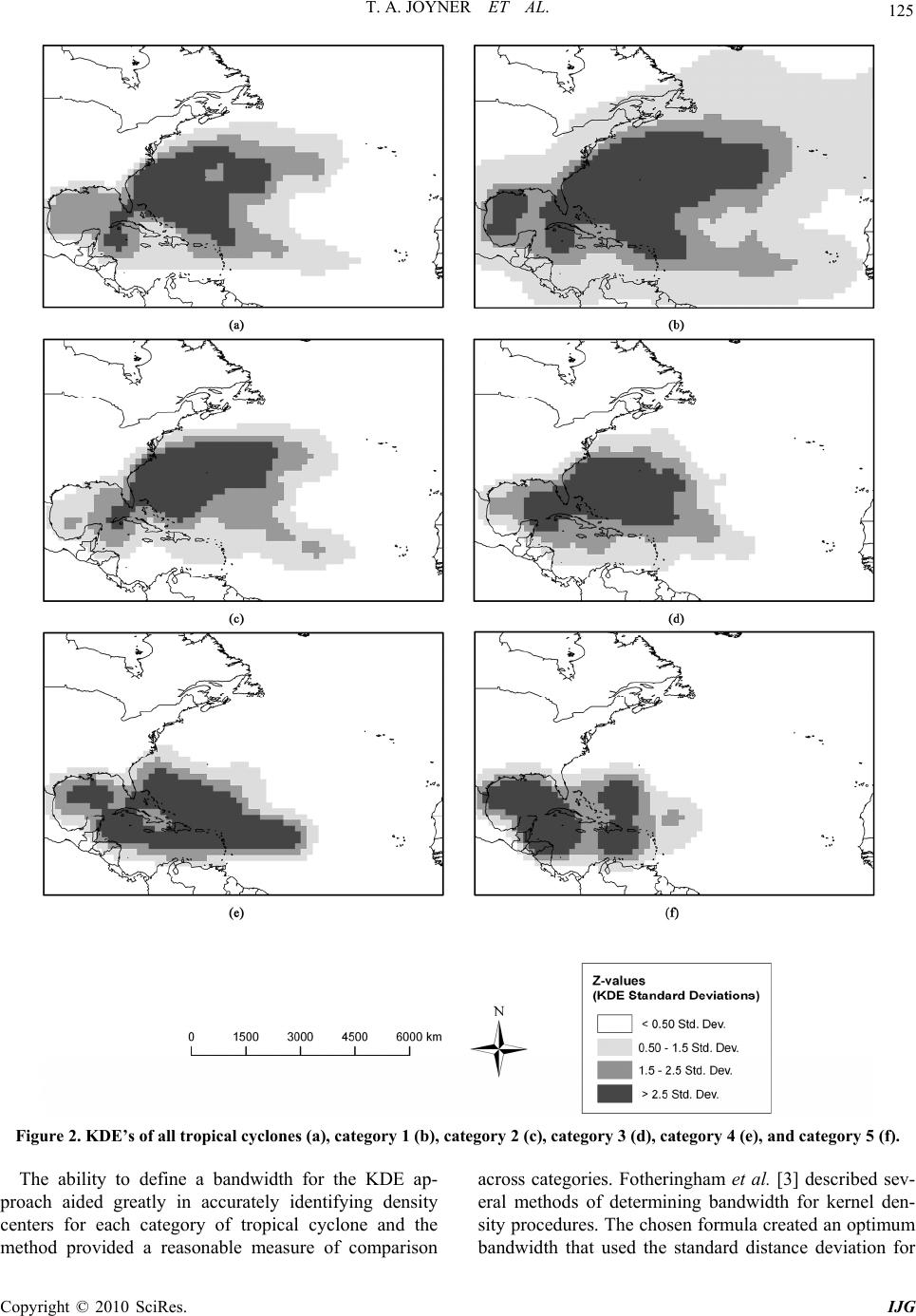 Kernel Density Estimation of Tropical Cyclone Frequencies in the North ...