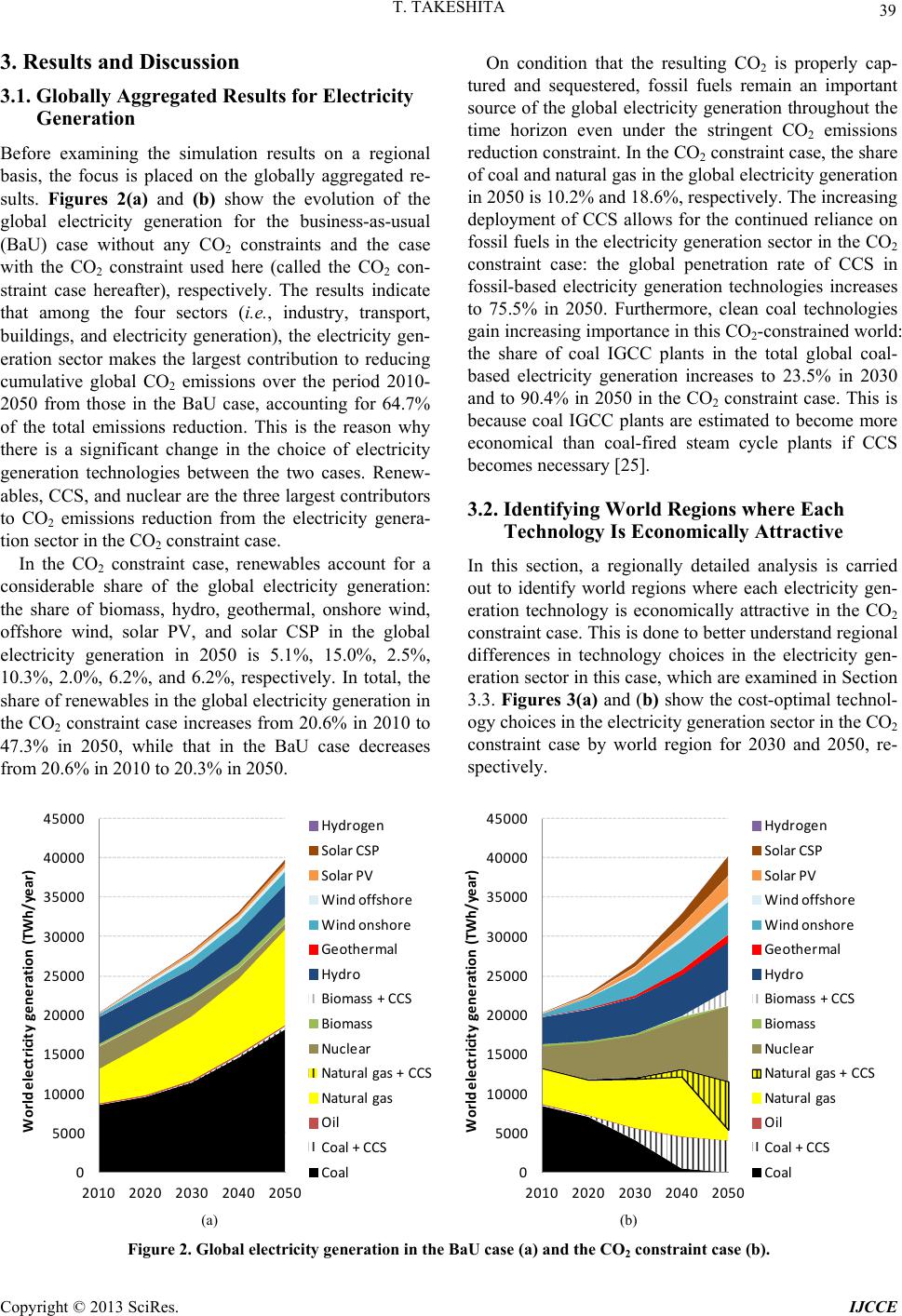 Prospects for Renewable and Fossil-Based Electricity Generation in a ...