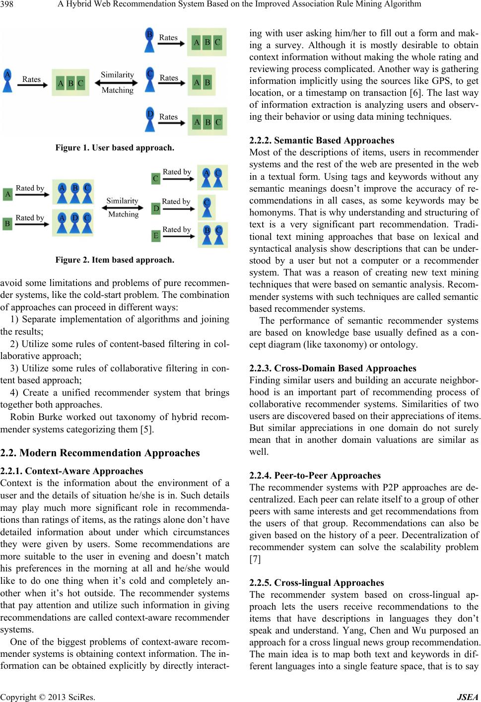 A Hybrid Web Recommendation System Based on the Improved Association ...