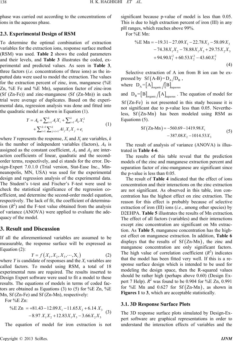A Statistical Method for Determining the Best Zinc Pregnant Solution