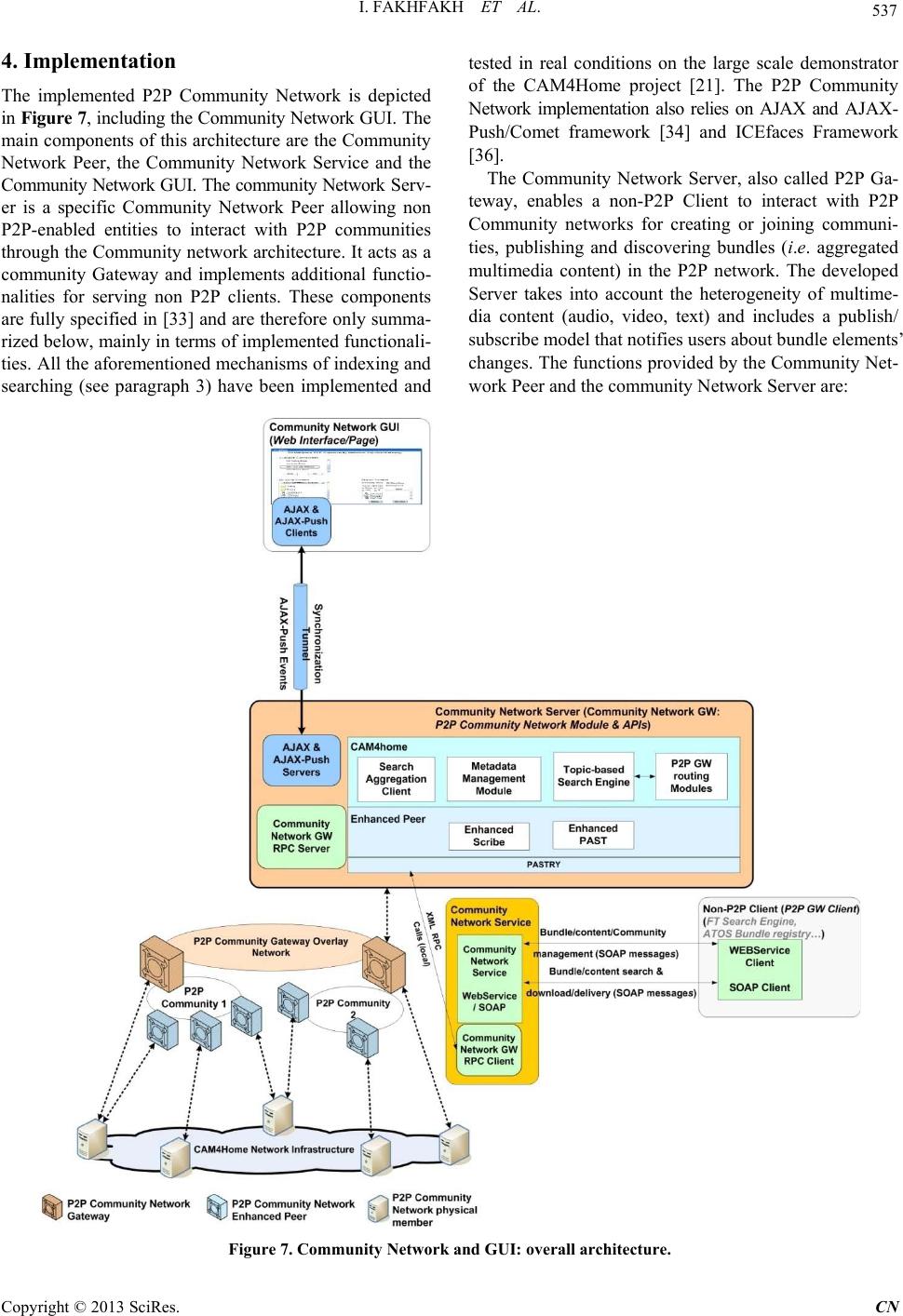 A P2P Platform for Collaborative Aggregated Multimedia Sharing
