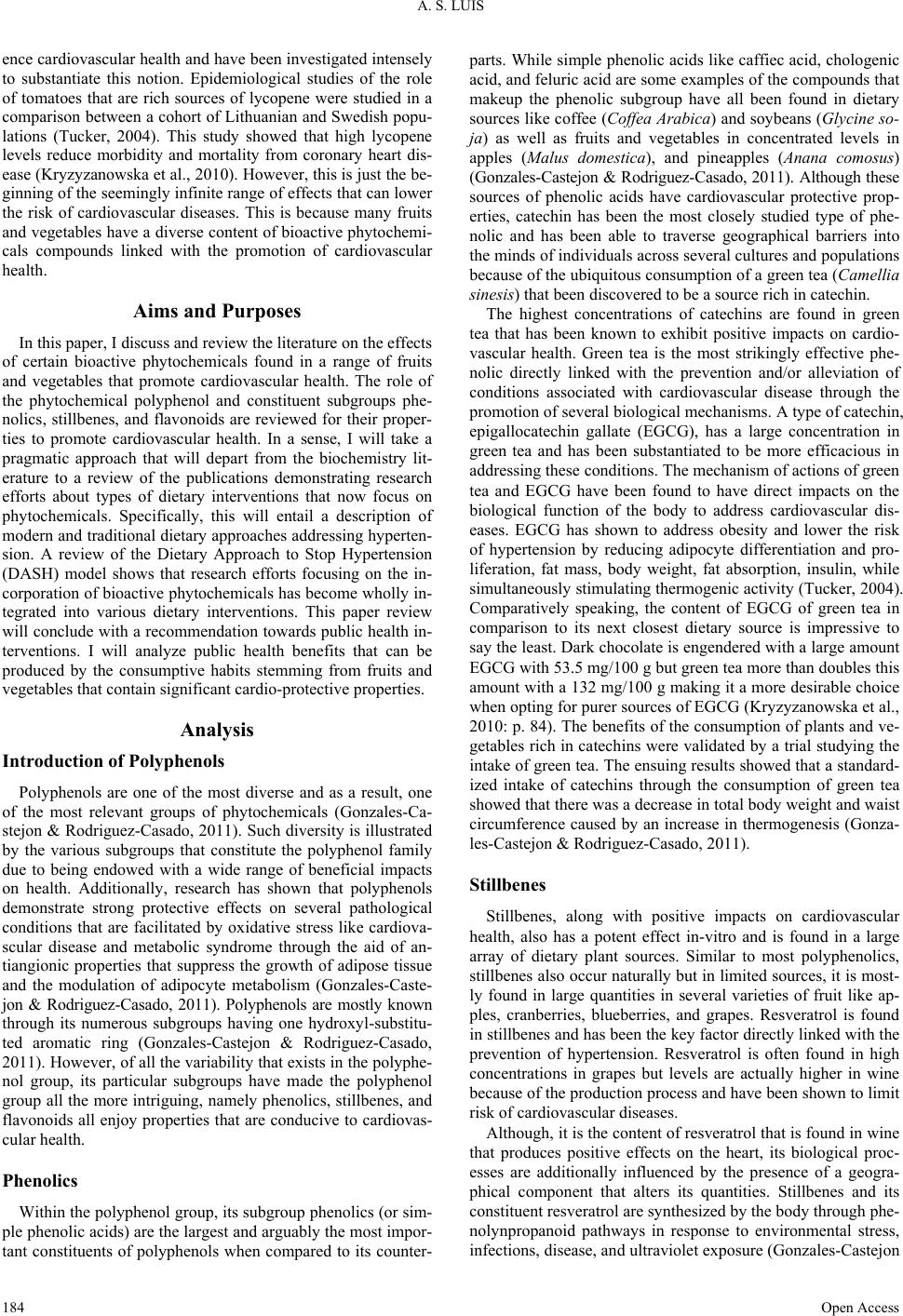 The Cardiovascular Benefits of Polyphenol Compounds