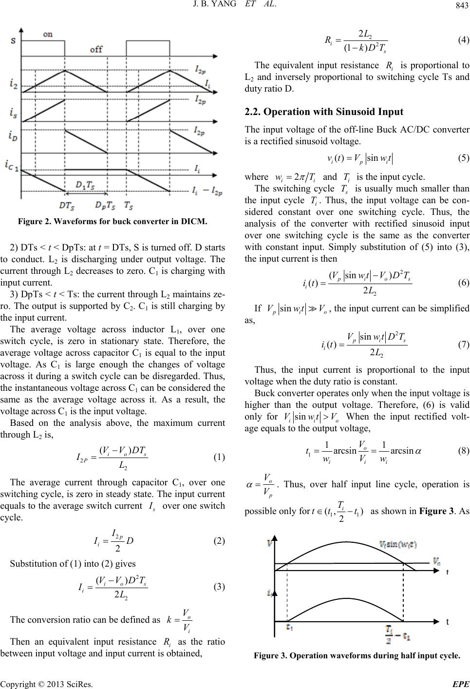 A High Power Factor Rectifier Based on Buck Converter Operating in ...
