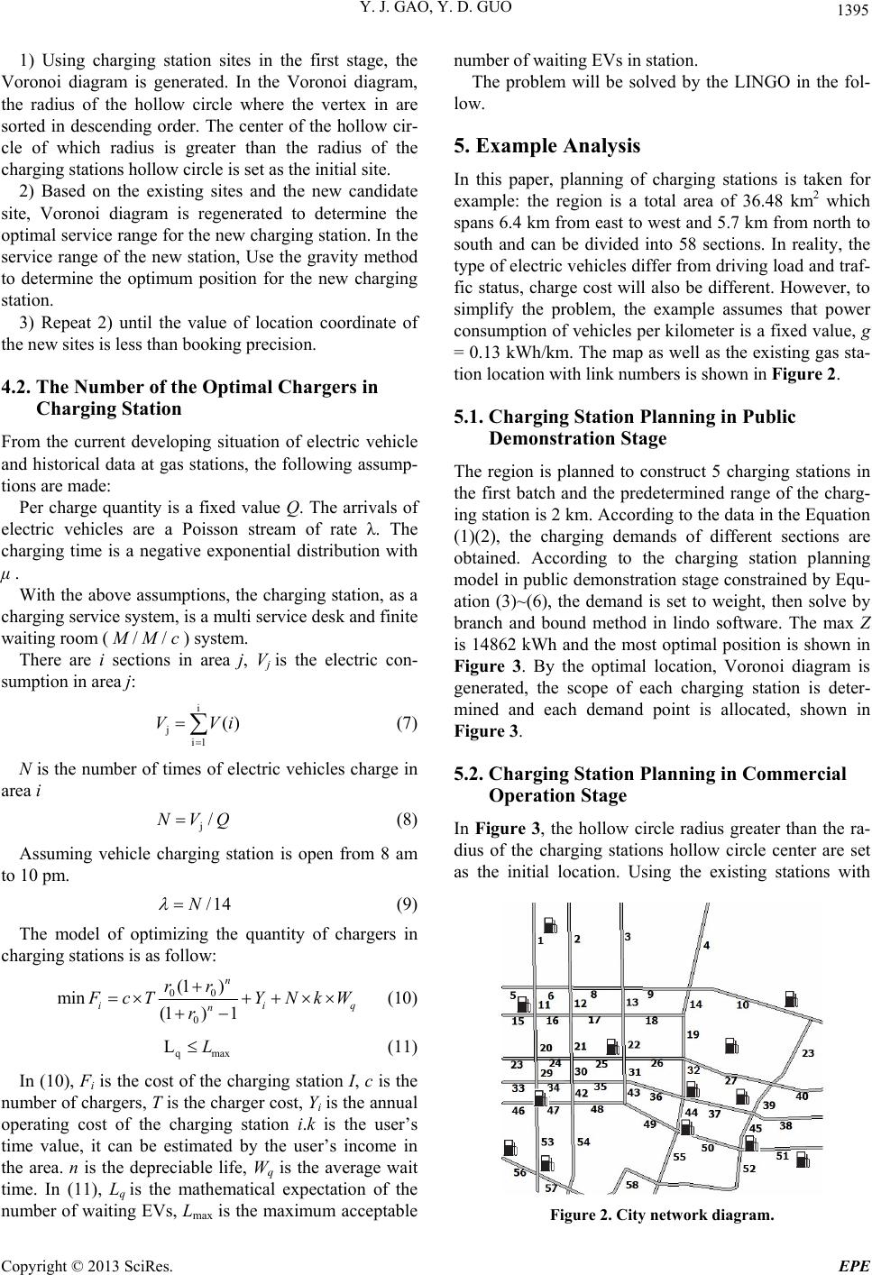 Optimal Planning of Charging Station for Phased Electric Vehicle