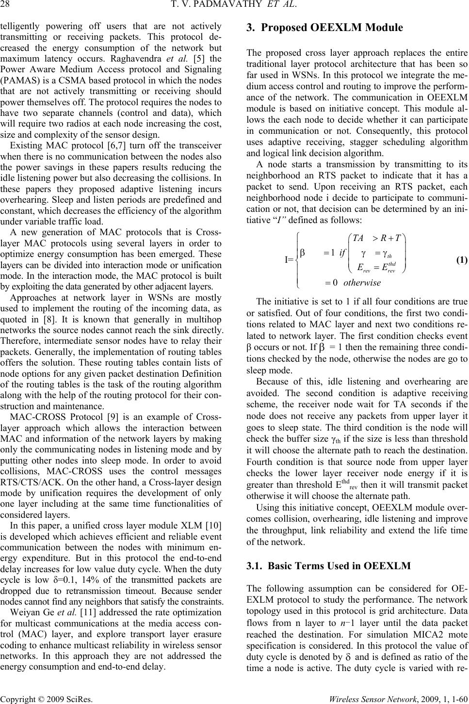 Extending the Network Lifetime Using Optimized Energy Efficient Cross ...