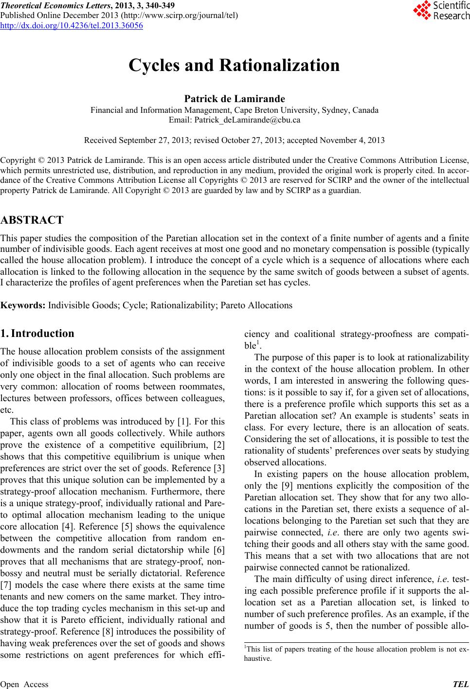 Financial Rationalization Cycles and Rationalization