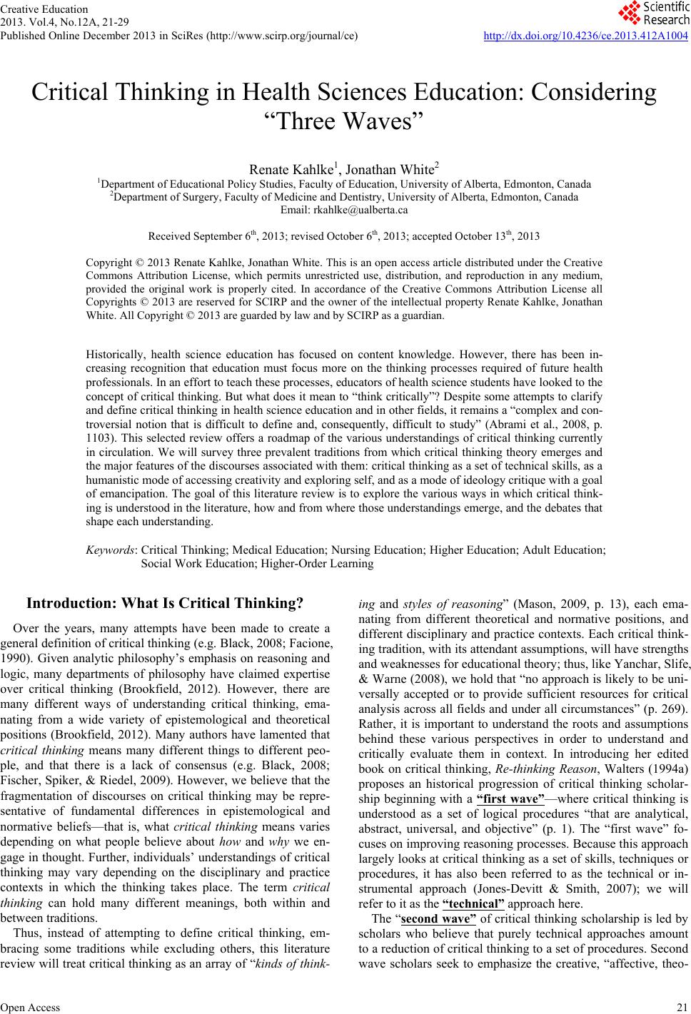 Fundamentals of critical thinking pdf picture