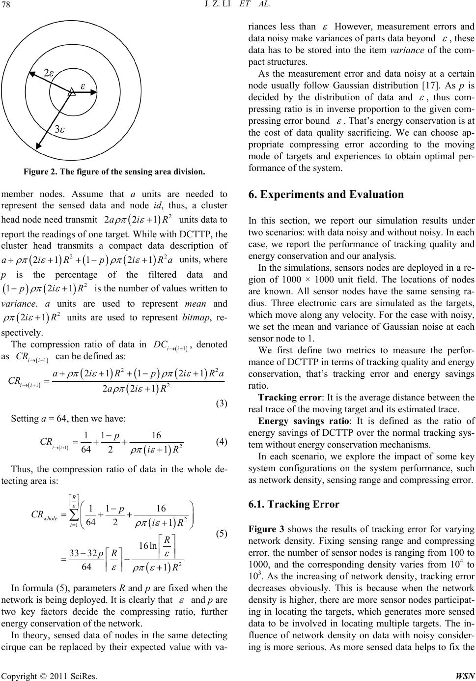 Compressing Information of Target Tracking in Wireless Sensor Networks