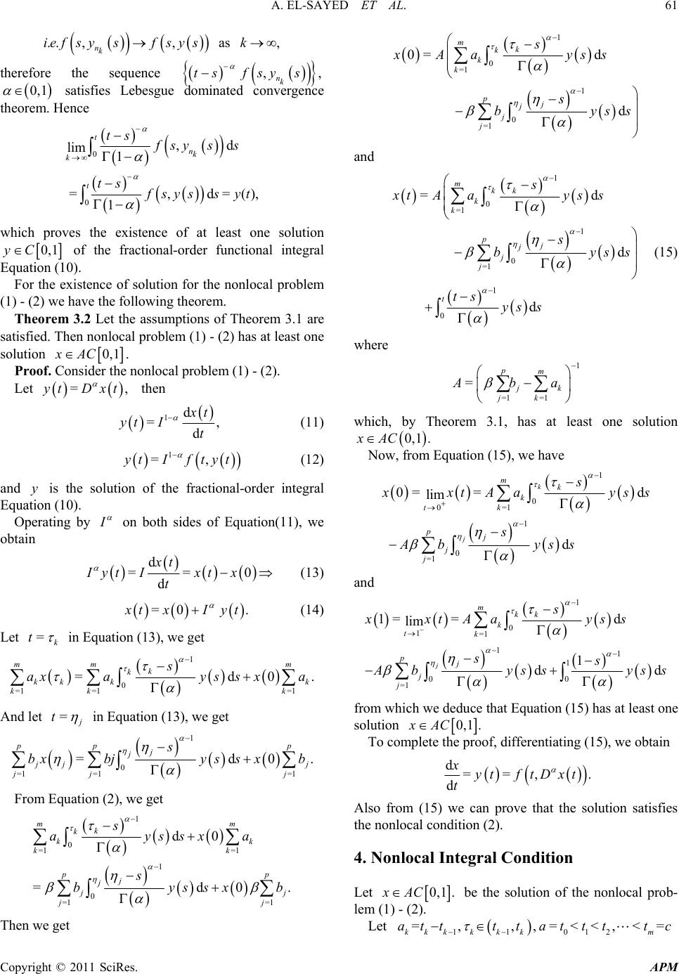 An Arbitrary (Fractional) Orders Differential Equation with Internal ...