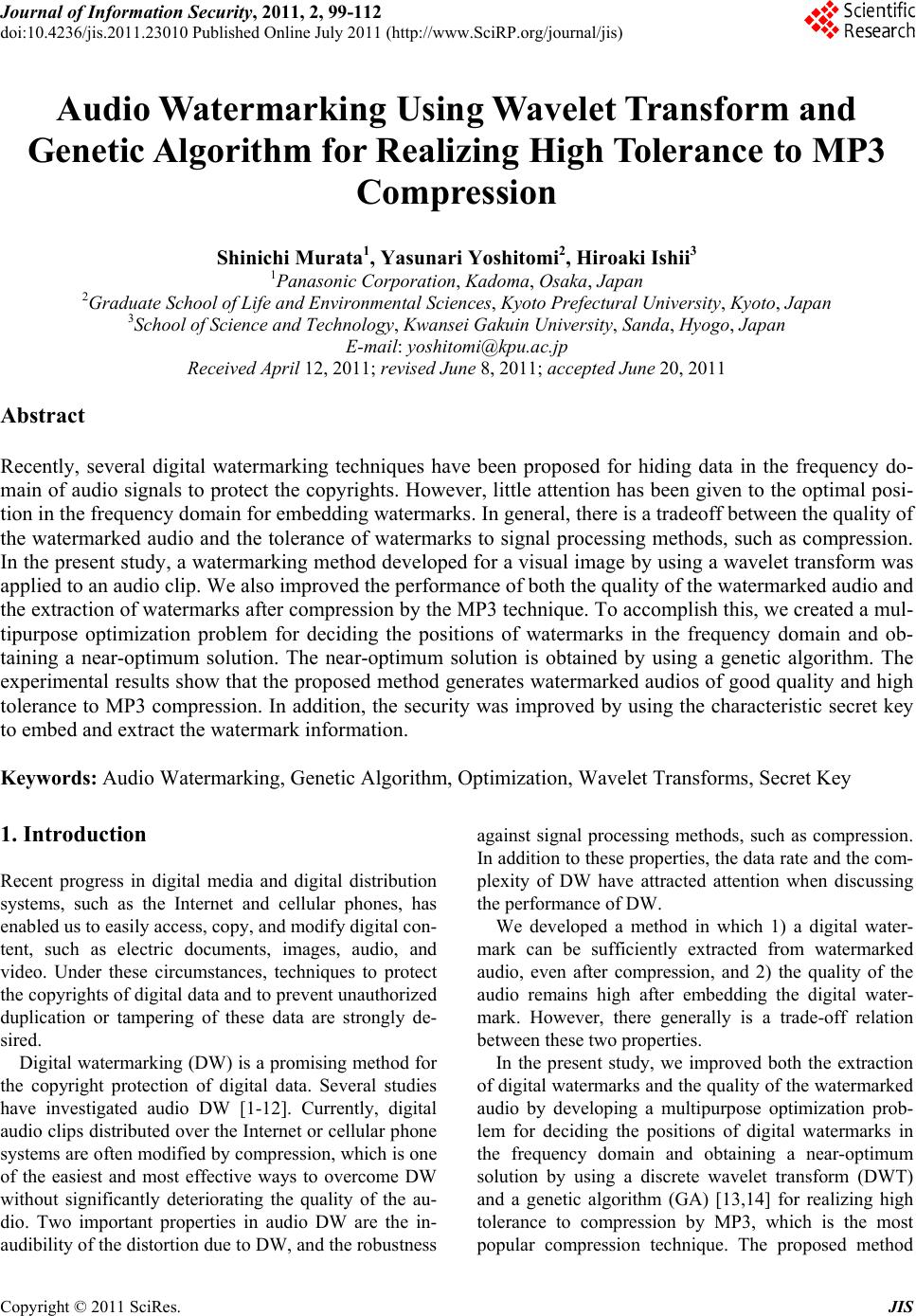 Audio watermarking essay picture