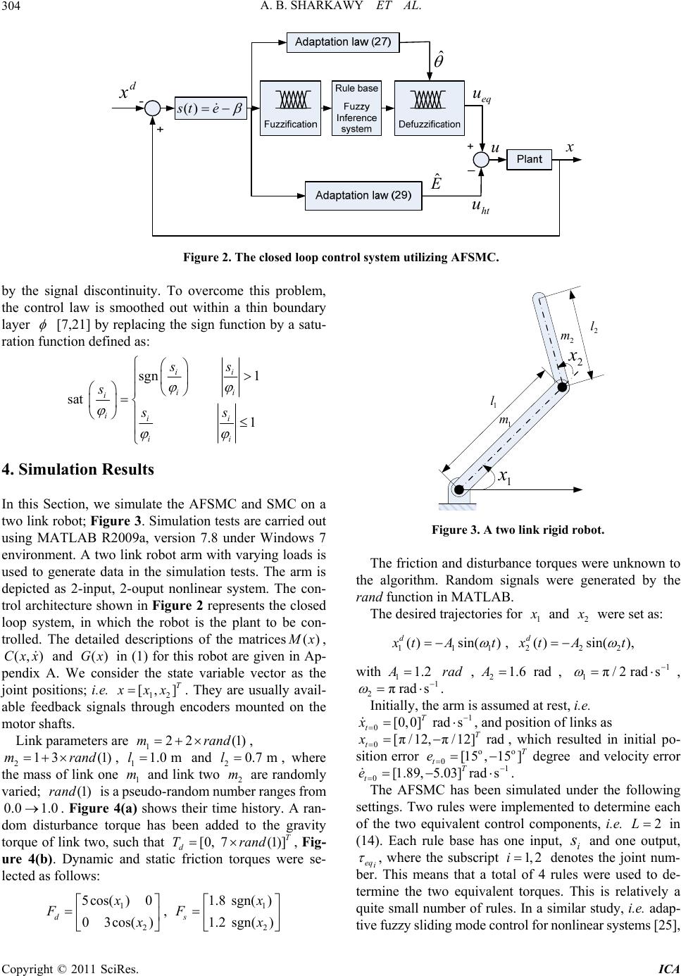 An Adaptive Fuzzy Sliding Mode Control Scheme for Robotic Systems