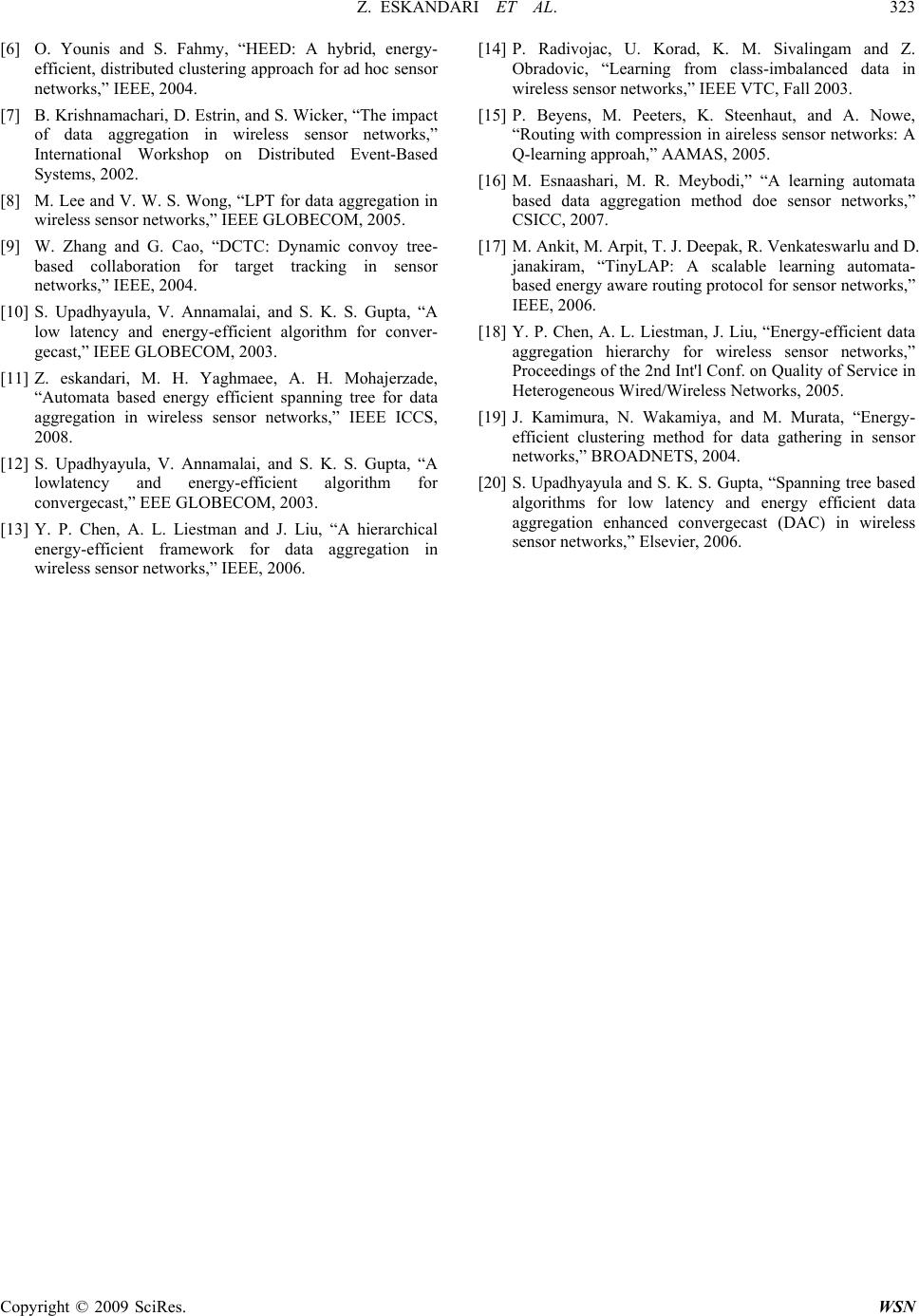 AEESPAN: Automata Based Energy Efficient Spanning Tree for Data ...