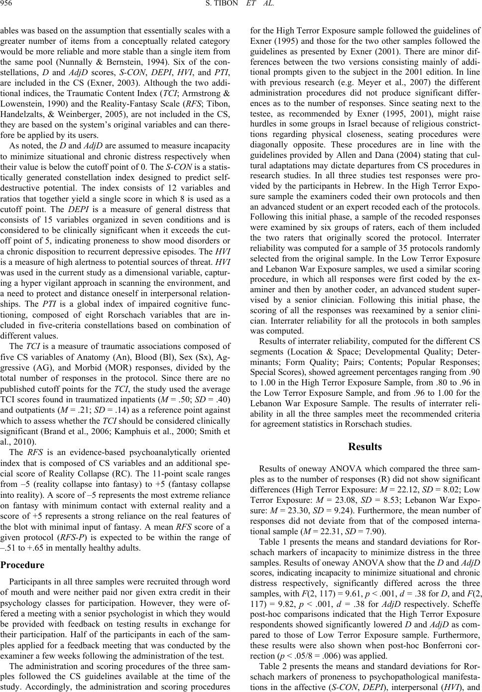 Assessing Effects of National Trauma on Adaptive Functioning of